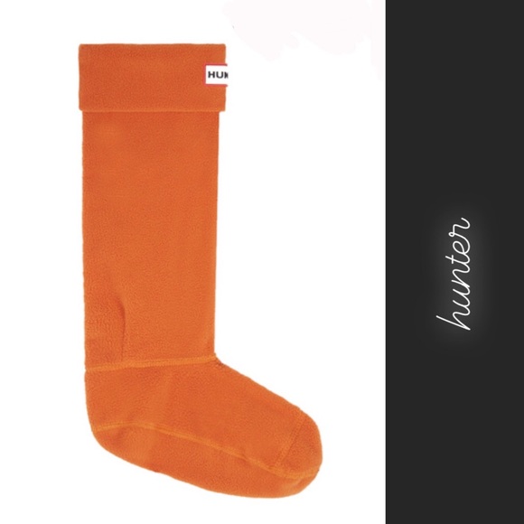 Hunter Accessories | Hunter Orange Kids Welly Boot Socks Nib L | Color: Orange | Size: L | Laposhboss's Closet